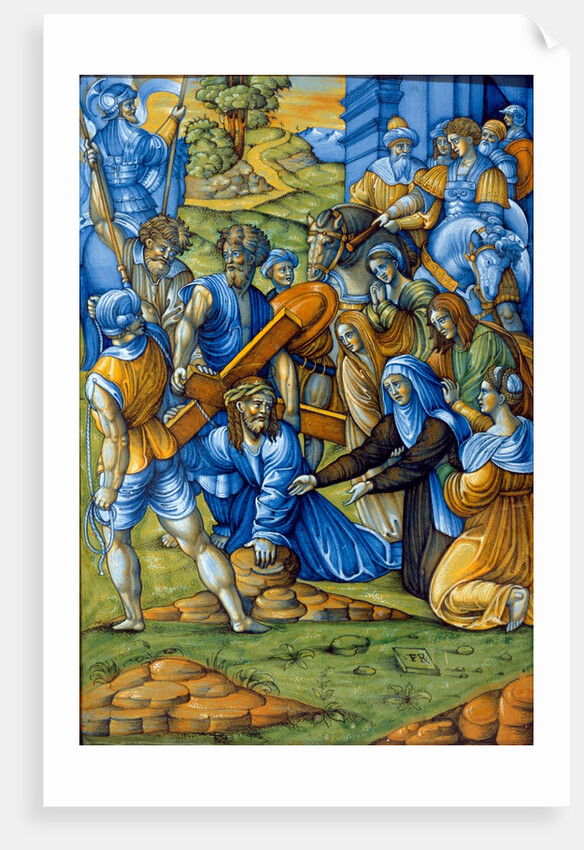 Christ Bearing the Cross by Agostino Veneziano