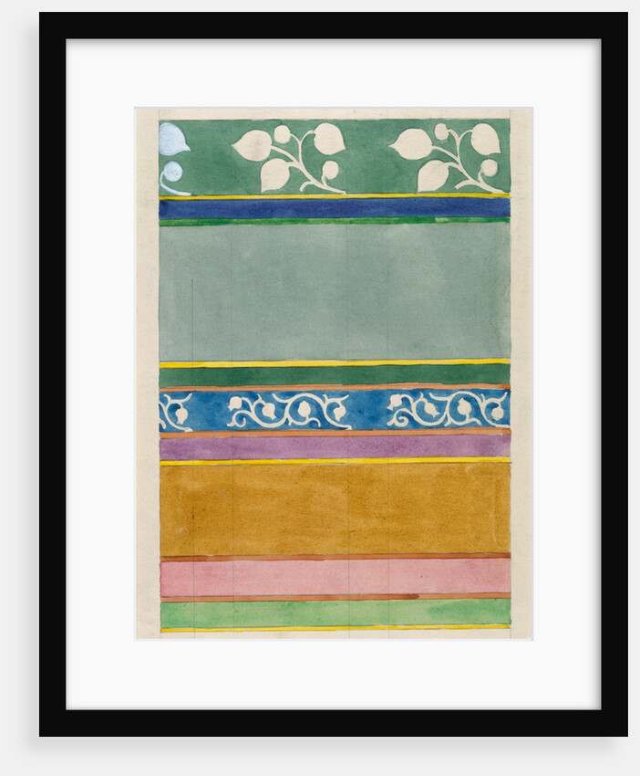 Design for woven silks by Charles Francis Annesley Voysey