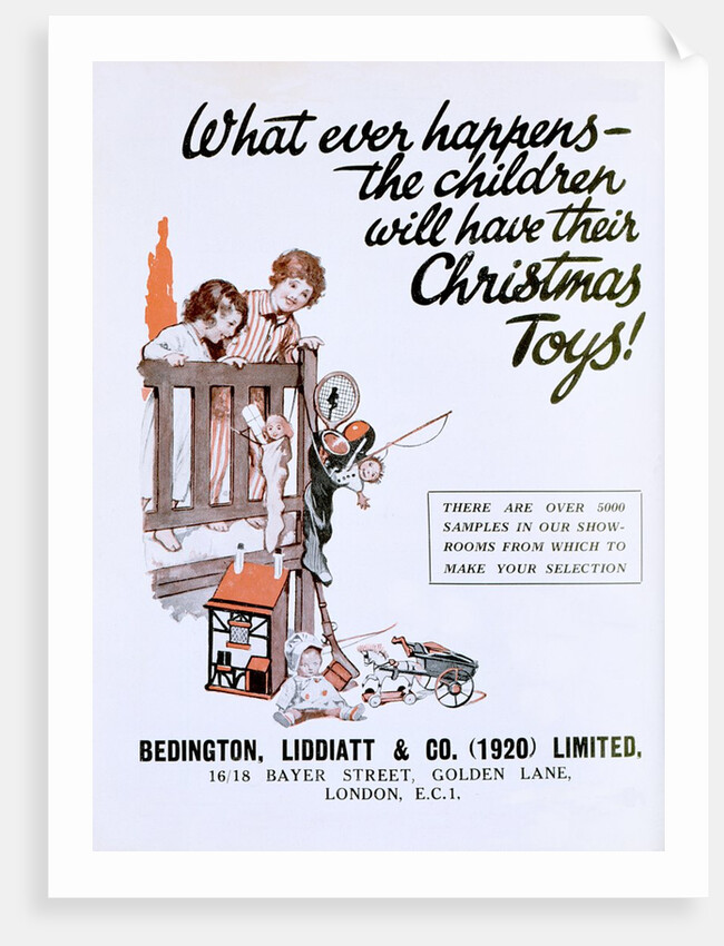 What ever happens the children will have their Christmas toys by Anonymous