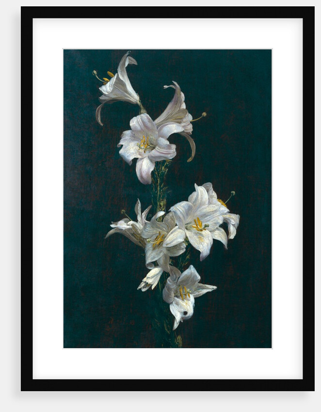 White Lilies by Henri Fatin-Latour