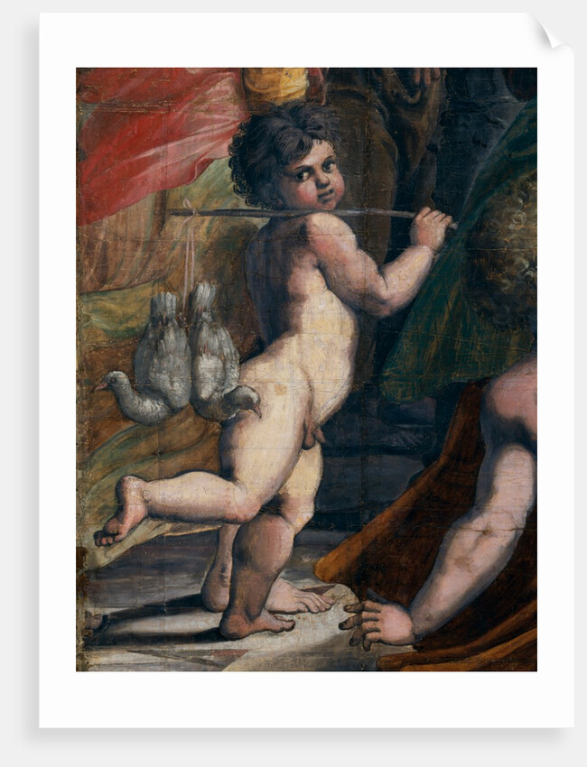 The Healing of the Lame Man, detail by Raphael