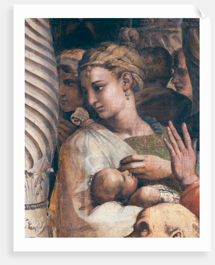 The Healing of the Lame Man, detail by Raphael