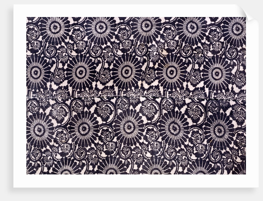 Stencil cloth by Unknown