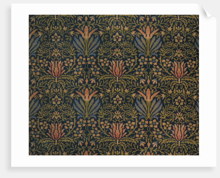 Tulip and Lily Wilton carpet by William Morris