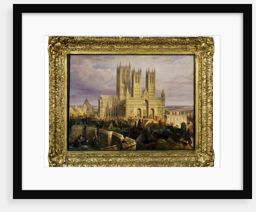 Lincoln Cathedral by Frederick Mackenzie