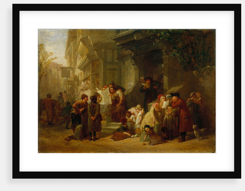 The Village Post Office by Frederick Goodall