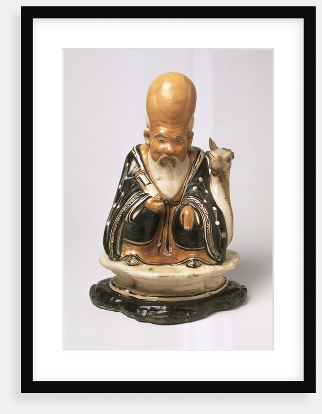 Figure of Shah Xing with a Deer by Unknown