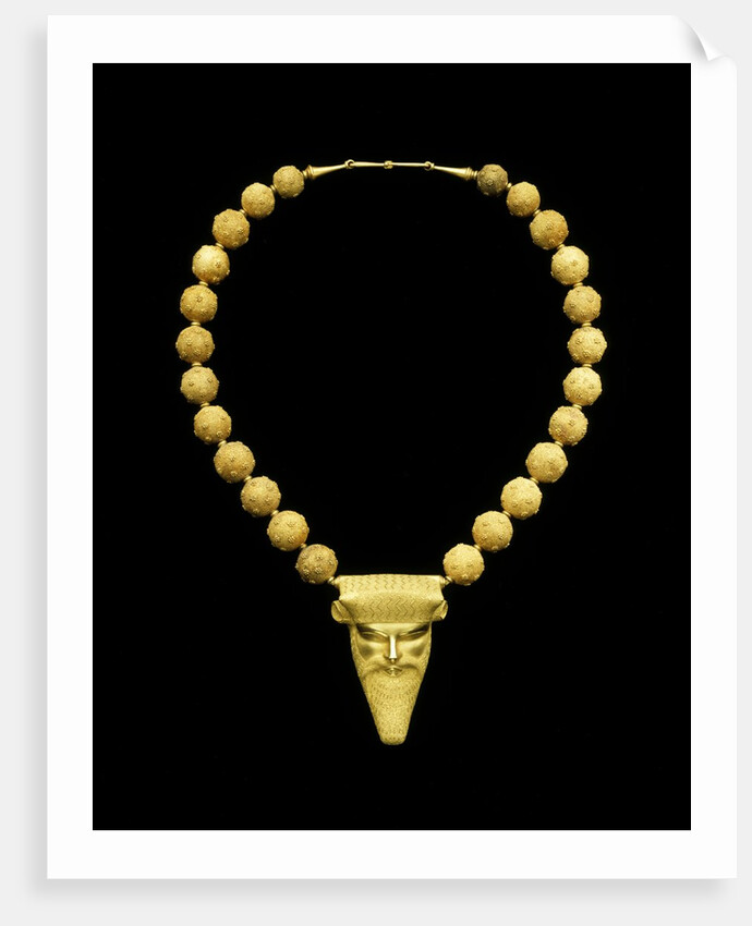 Necklace with the mask of Achelous by Carlo Giuliano