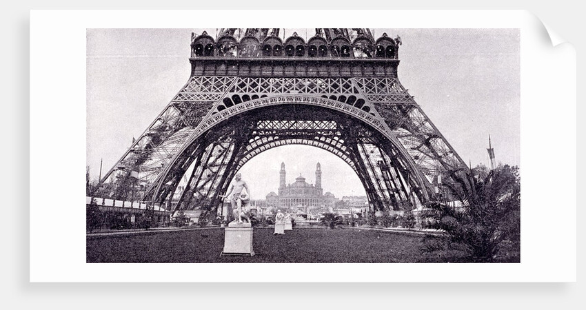 The Trocadero seen from under The Eiffel Tower by Anonymous