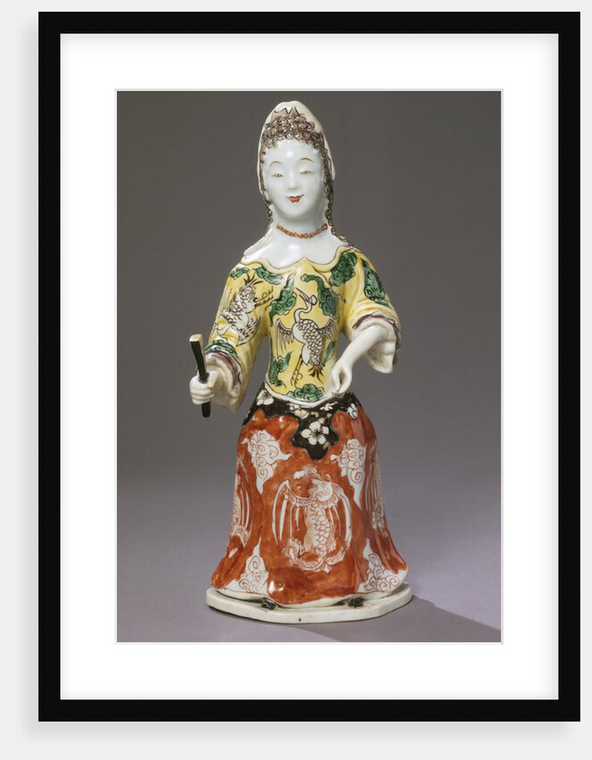 Figure of a woman in European Court dress by Unknown