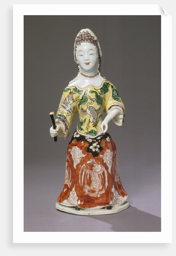Figure of a woman in European Court dress by Unknown