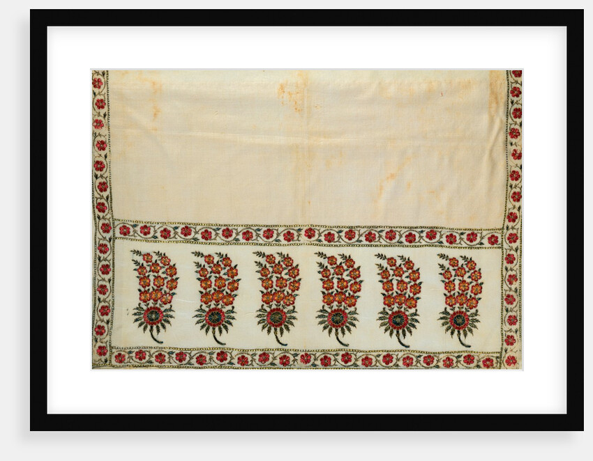 Bed hanging, detail by Anonymous