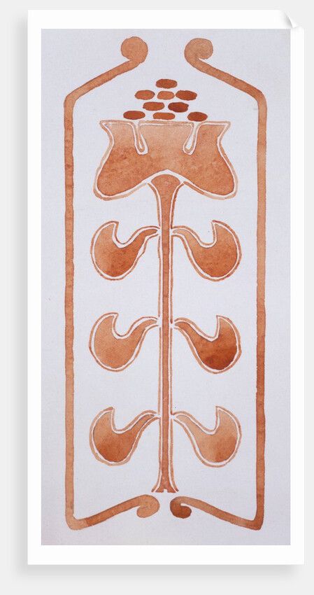 Detail from Designs for Furniture, Interior Decoration and Architecture by Waller & Sons