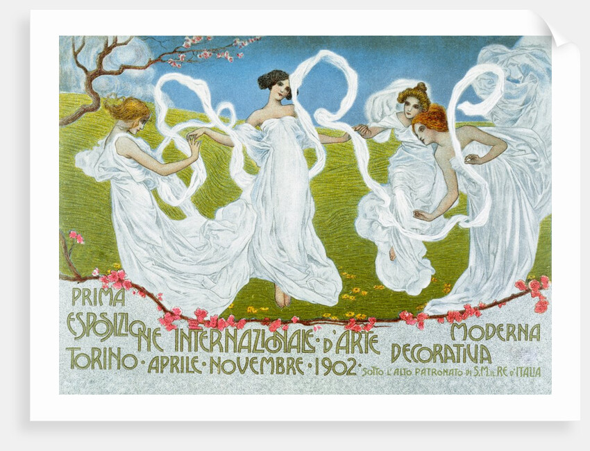 Art Nouveau Poster by Leonardo Bistolfi