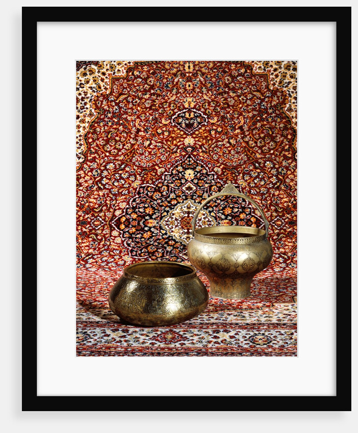 Bowl and bath pail. Western Iran, late 16th century by Unknown