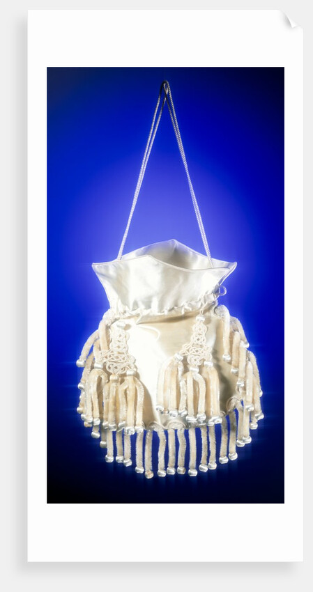 Drawstring bag. England, mid-19th century by Unknown