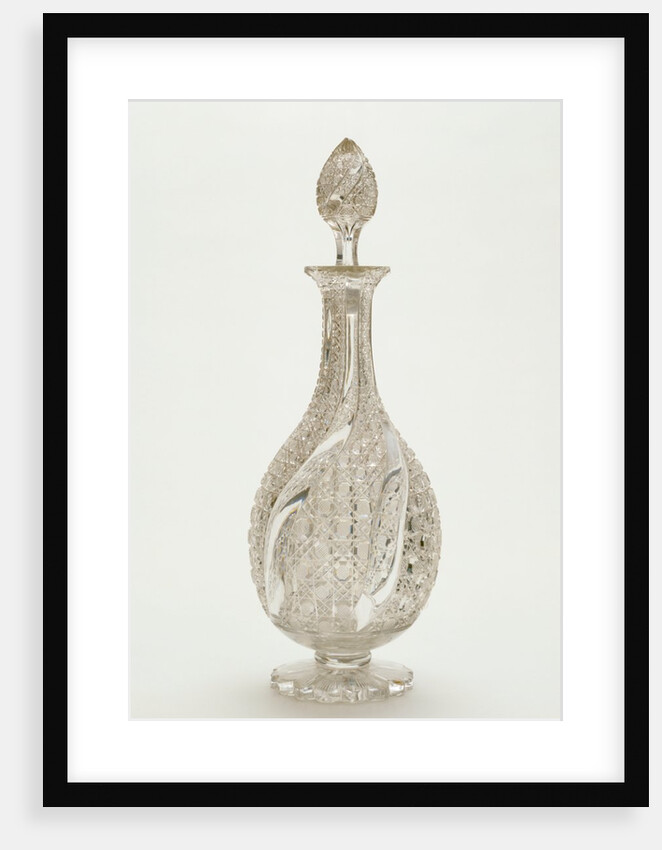 Decanter and stopper by Unknown