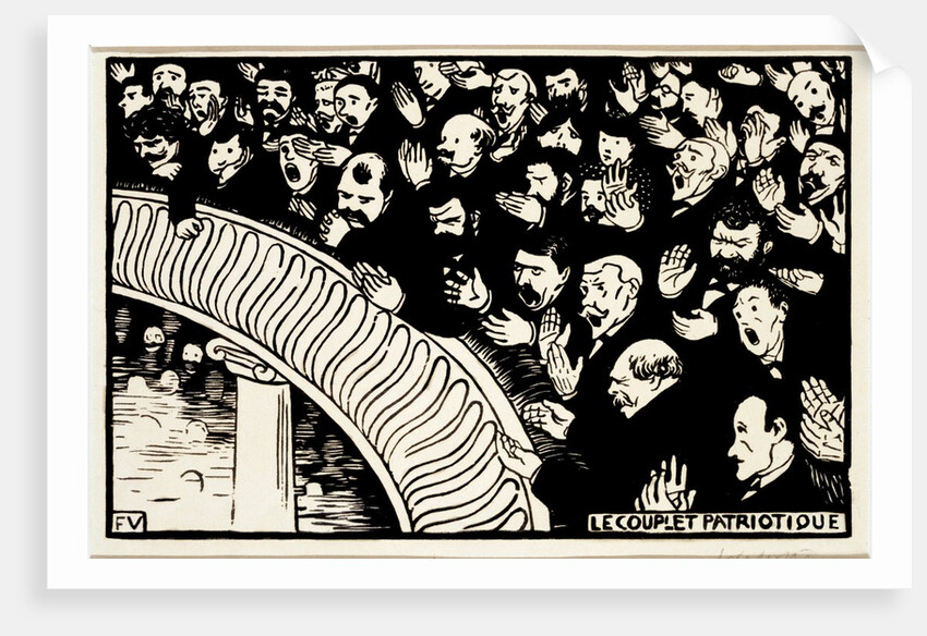 Le Couplet Patriotique by Félix Vaillotton