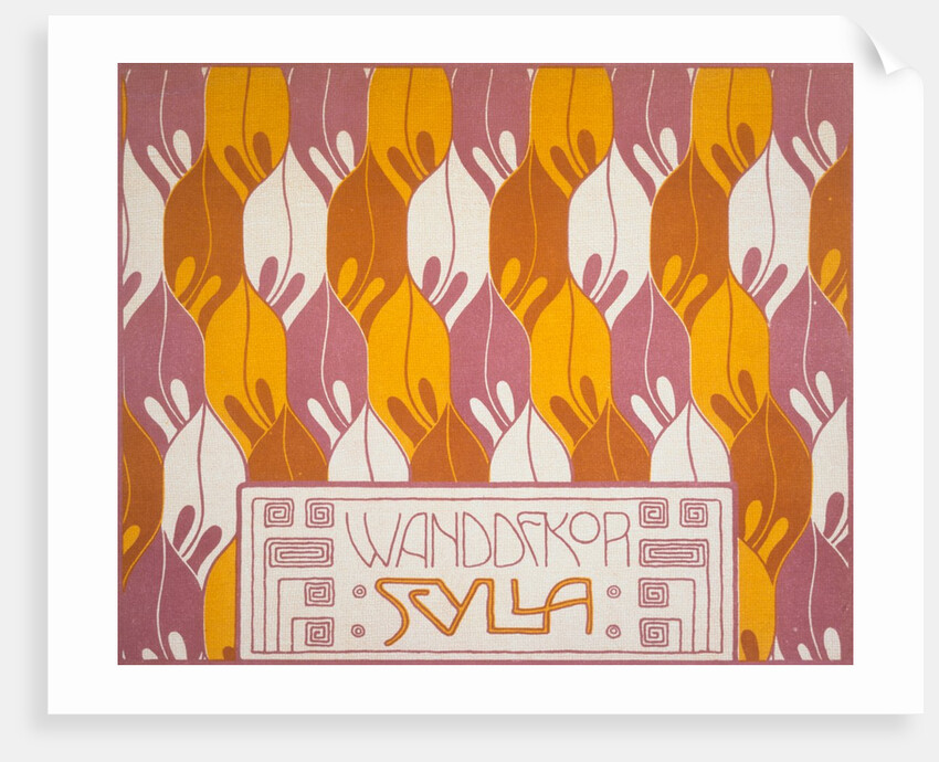 Scylla, design for a wall decoration by Kolo Moser