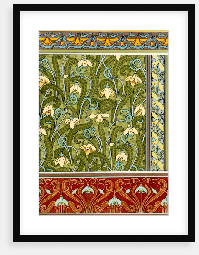 Snowdrops wallpaper by Eugene Grasset