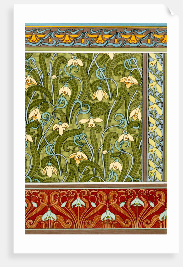 Snowdrops wallpaper by Eugene Grasset