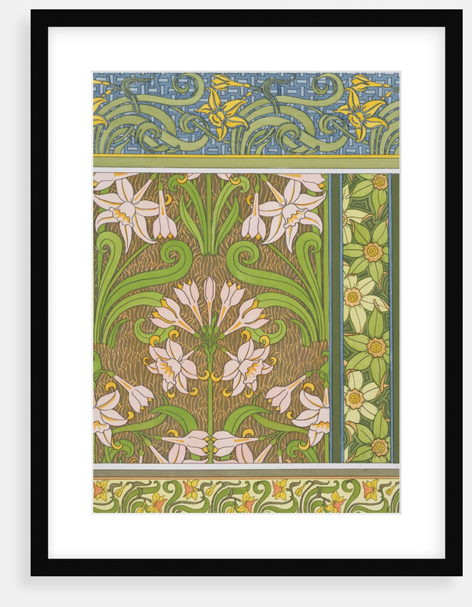 Jonquil wallpaper by Eugene Grasset