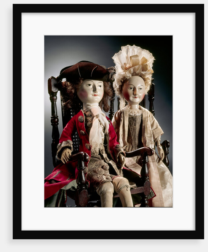 Lord and Lady Clapham Dolls. England, 17th-18th century by Unknown