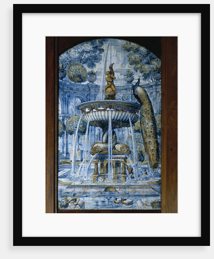 Fountain with Peacock, The Poynter Room at the V&A Museum by Edward Poynter