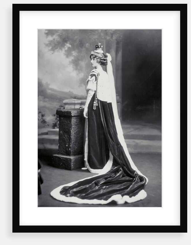 Countess Poulett in Robes for Coronation of the new King George V by Lafayette Portrait Studios