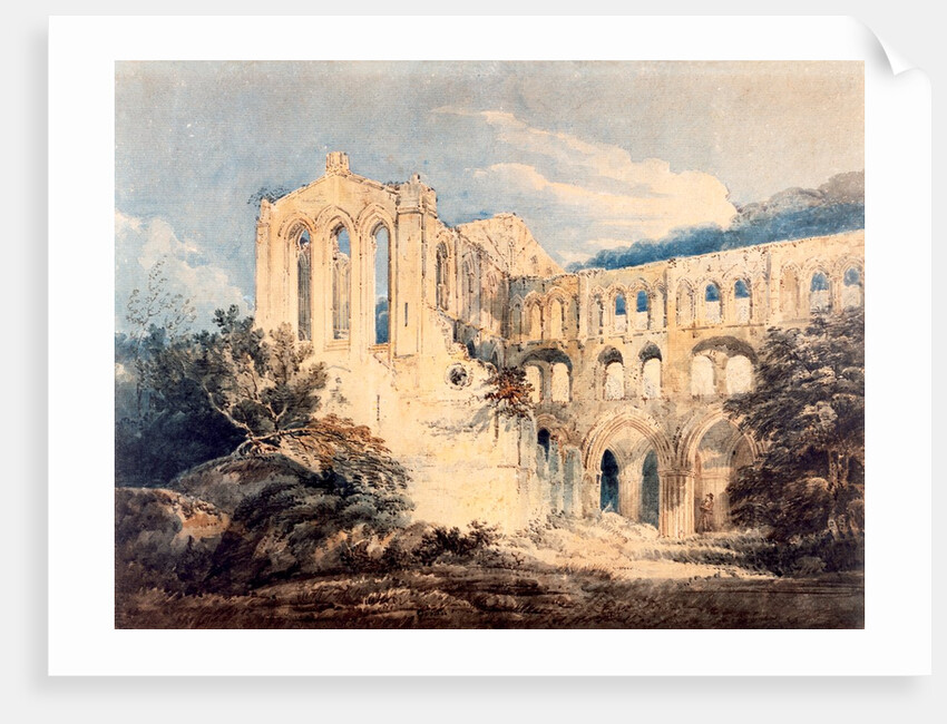 Rievaulx Abbey by Thomas Girtin
