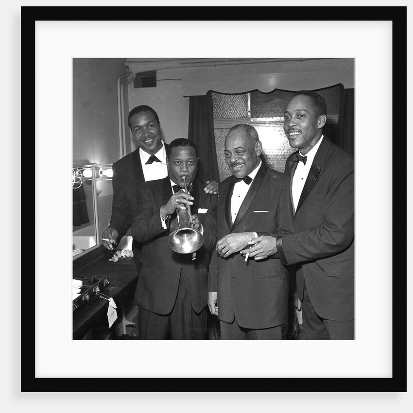 Jazz greats, Ben Webster, Roy Eldridge, Coleman Hawkins and Sonny Stitt by Harry Hammond