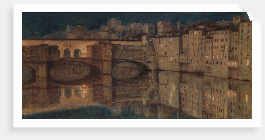 Ponte Vecchio, Florence by William Holman Hunt