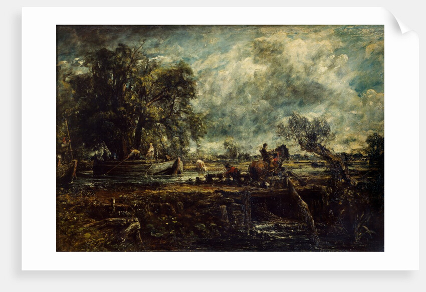 Study for The Leaping Horse by John Constable