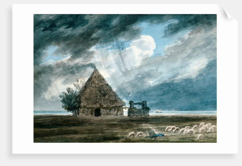 Shepherd's Hut between Naples and Portici by John Robert Cozens