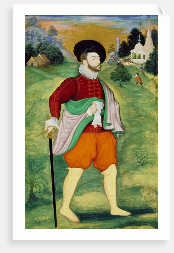 A European Traveller. India, late 16th century by Unknown