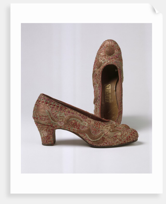 Bride's shoes by Unknown