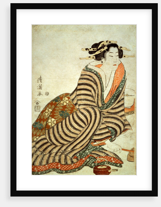 The Angry Drinker by Torii Kiyomitsu II