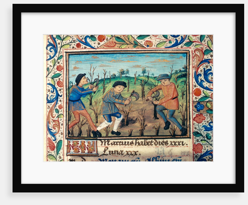 March, from The Playfair Book of Hours. France, late 15th century by Anonymous