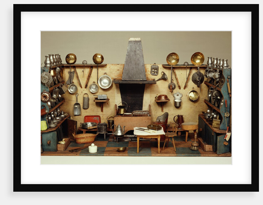 Kitchen from the Nuremberg Doll's House. Germany, 18th century by Unknown