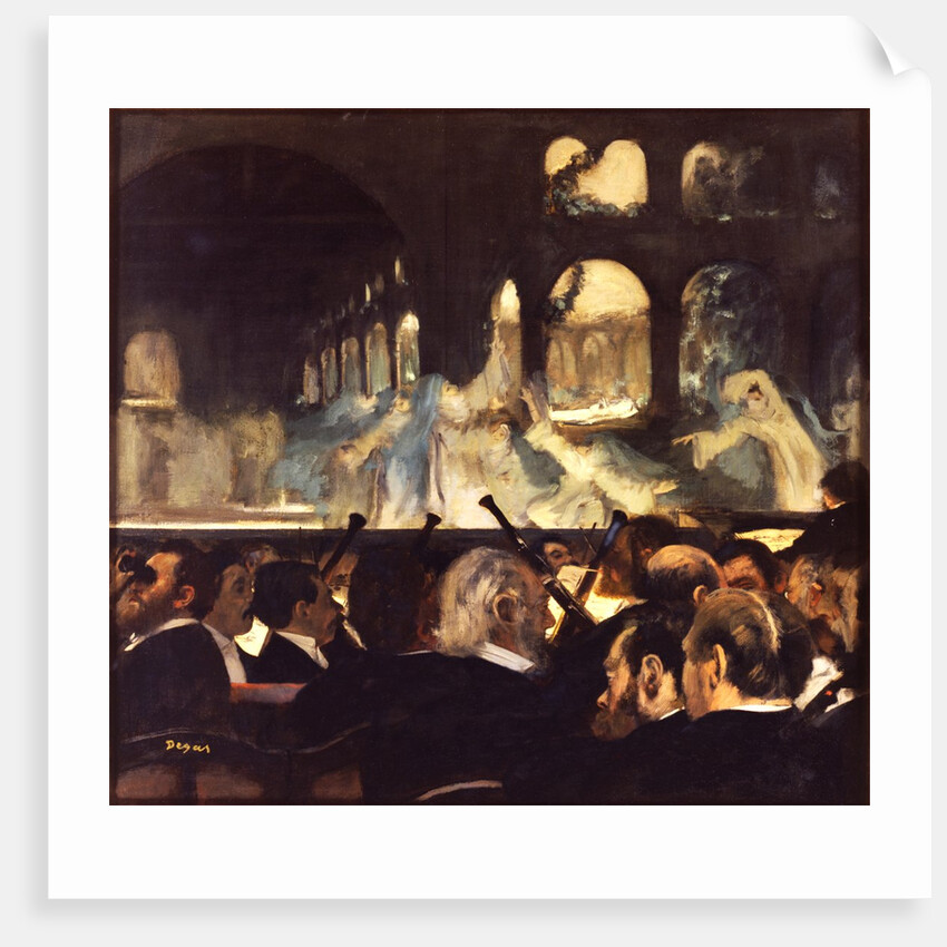 Ballet scene from Giacomo Meyerbeer`s Opera Roberto il Diavolo by Hilaire-Germain Edgar Degas