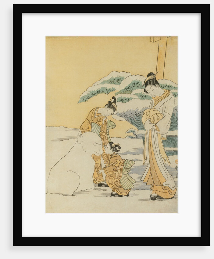 Snowdog by Suzuki Harunobu