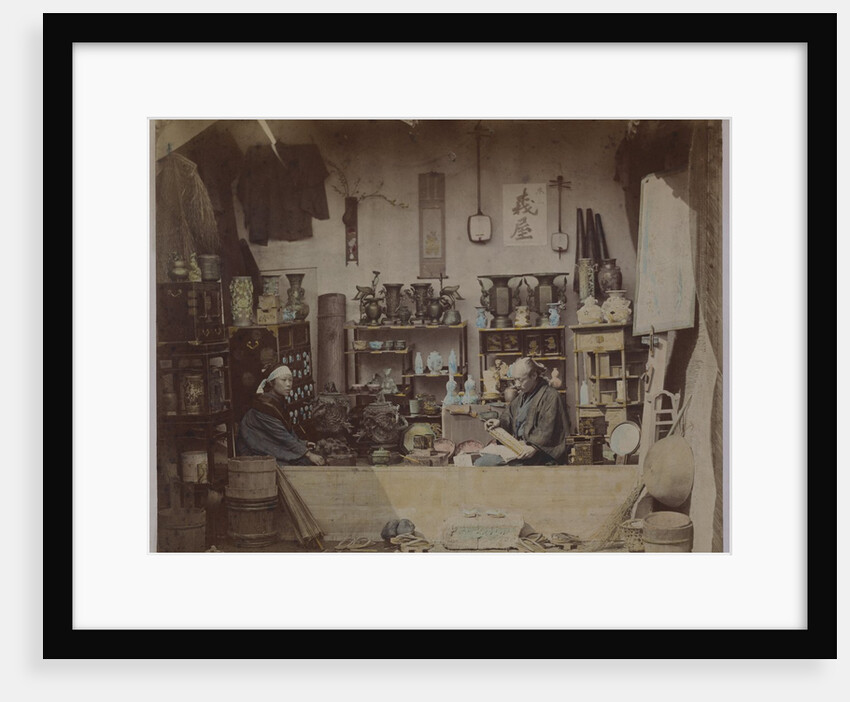 Japanese Shop by Felice Beato