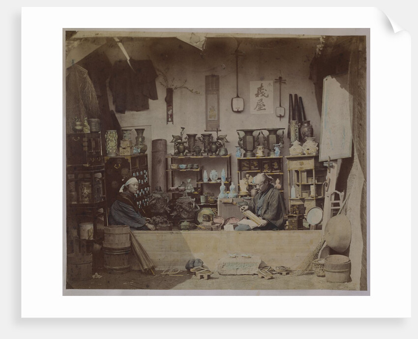 Japanese Shop by Felice Beato