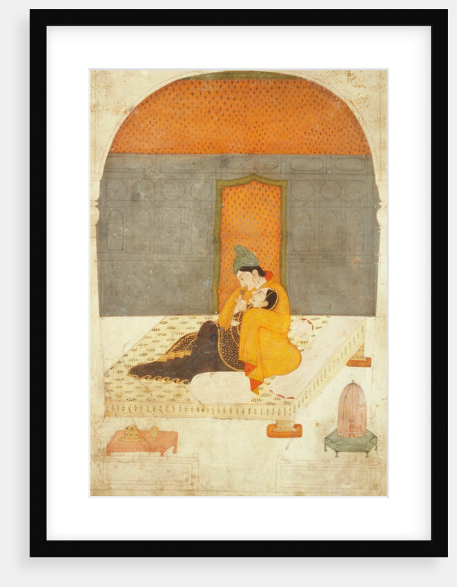 Lovers on a bed by Unknown