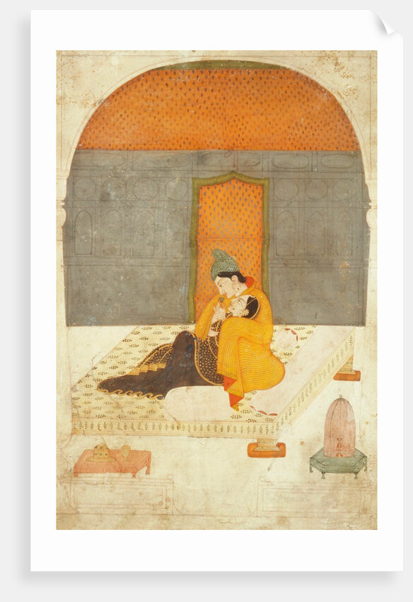 Lovers on a bed by Unknown