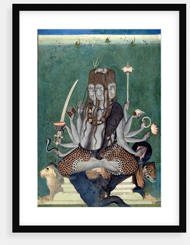 The Five-Faced Shiva. India, mid-18th century by Unknown