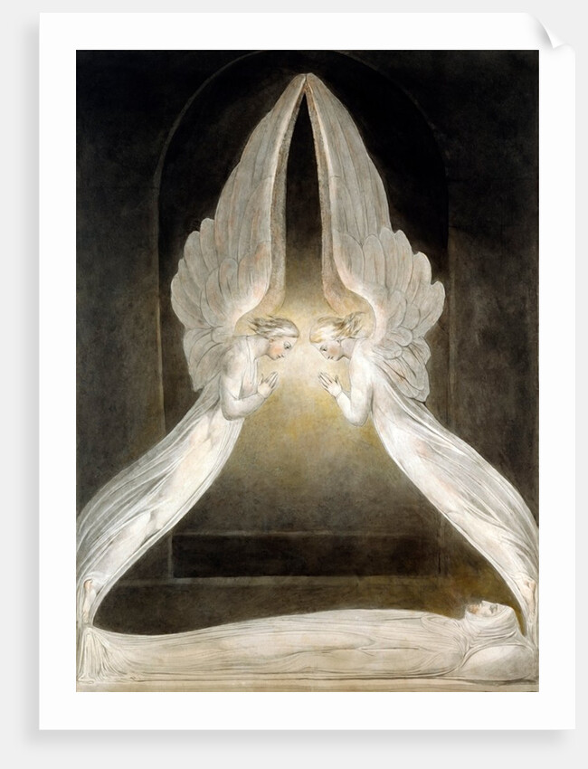 The Angels Hovering over The Body of Christ in the Sepulchre by William Blake