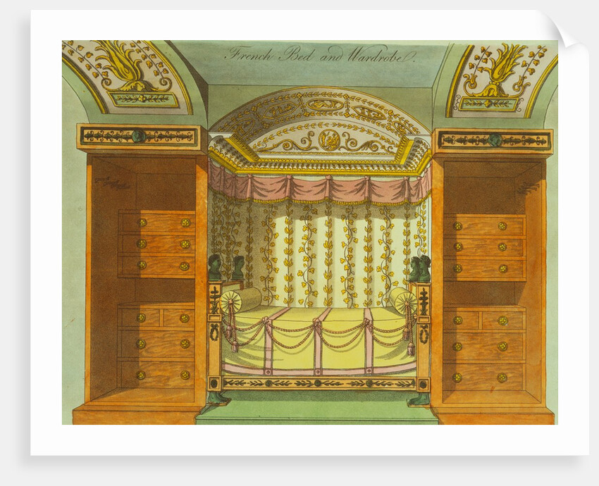 French bed and wardrobe by George Smith