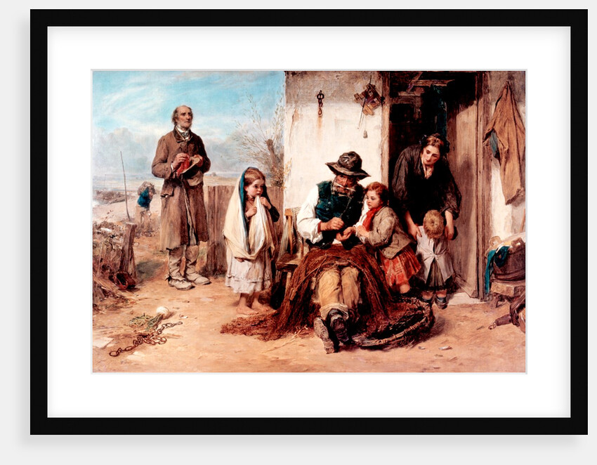 The Poor, The Poor Man's Friend by Thomas Faed