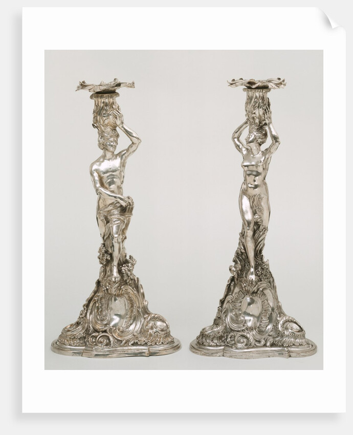 The Apollo & Daphne candlesticks by George Michael Moser